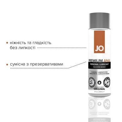 Анальна змазка JO ANAL PREMIUM силіконова 240мл SO2094 фото