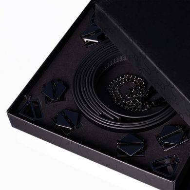 Набір із 8 ременів для зв'язування LOCKINK Black SX0835 фото