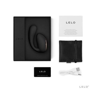 Вібратор вагінально-кліторальний LELO Ida Wave Black SO8076 фото