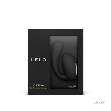 Вібратор вагінально-кліторальний LELO Ida Wave Black SO8076 фото