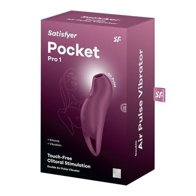 Вакуумний стимулятор Satisfyer Pocket Pro 1 Purple SX0575 фото