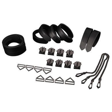 Набір із 8 ременів для зв'язування LOCKINK Black SX0835 фото