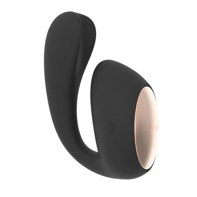 Вібратор вагінально-кліторальний LELO Ida Wave Black SO8076 фото