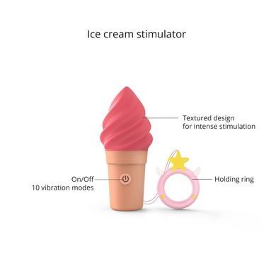 Вибратор-мороженое Love To Love CAND'ICE RASPBERRY JOLLY SO6820 фото