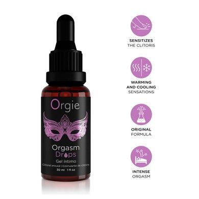 Збуджувальні краплі для клітора Orgie Orgasm Drops 30 мл SX1529 фото