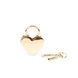 Замочек Liebe Seele Heart Shape Padlock Gold (2 шт) SX1677 фото 2
