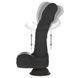 Виброфалоимитатор с ротацией и пульсацией Naked Addiction 8.6 Noir SO8907 фото 5