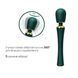 Вібромасажер з насадками Zalo Kyro Wand Turquoise Green SO6650 фото 3