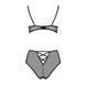 Эротический комплект с рисунком Passion LOVELIA BIKINI XXL/XXXL, black