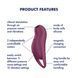 Вакуумний стимулятор Satisfyer Pocket Pro 1 Purple SX0575 фото 3