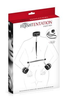Фиксатор для рук и шеи с поводком Fetish Tentation Submission SO4668 фото