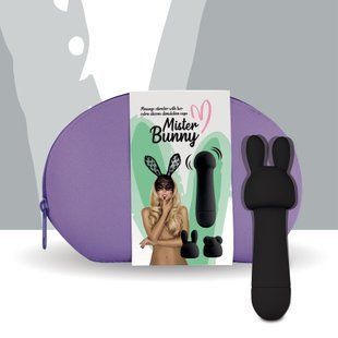 Мінівібратор FeelzToys Mister Bunny Black SO4438 фото