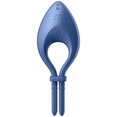 Эрекционное смарт-виброкольцо Satisfyer Bullseye Blue SO6120 фото