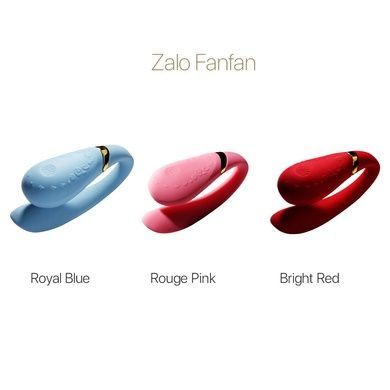 Смарт вибратор для пар Zalo Fanfan Royal Blue SO6668 фото