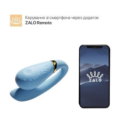 Смарт вибратор для пар Zalo Fanfan Royal Blue SO6668 фото
