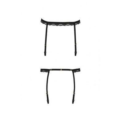 Пояс-стрепи для панчох Passion Exclusive SHELLY GARTER BELT L/XL, black