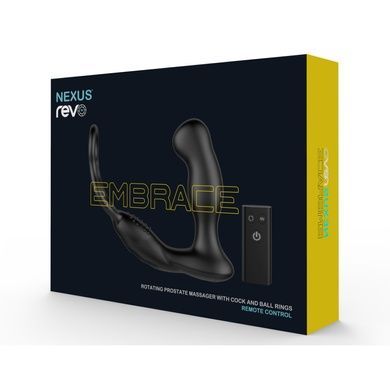 Массажер простаты Nexus Revo Embrace с эрекционным кольцом SO3842 фото