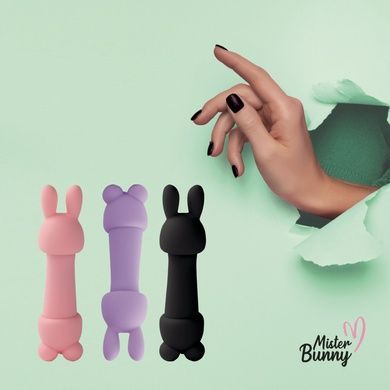 Мінівібратор FeelzToys Mister Bunny Black SO4438 фото