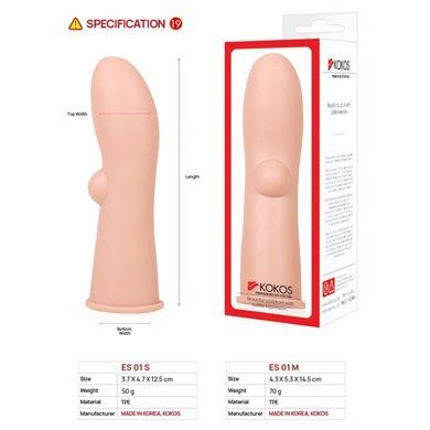 Насадка на член Kokos Extreme Sleeve ES.01 размер M SO1271 фото