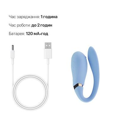 Смарт вибратор для пар Zalo Fanfan Royal Blue SO6668 фото