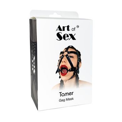 Кляп-маска з силіконовим кільцем Art of Sex Tamer SO9664 фото