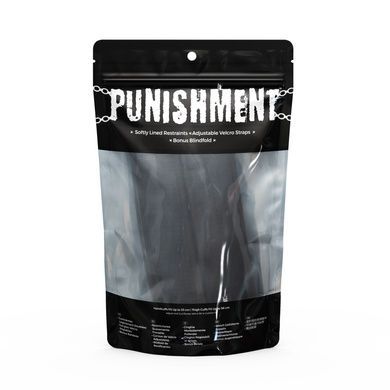 Фиксаторы для руки и бедра Punishment - Thigh to Wrist Restraints - Black SX2230 фото