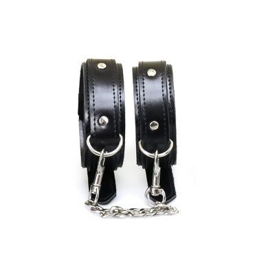 Поножі з екошкіри Art of Sex - Legcuffs Emoji SX0514 фото