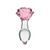Анальна пробка Pillow Talk Rosy Luxurious Glass Anal Plug SO6834 фото