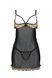 Еротичний пеньюар Passion MARINA CHEMISE, XXL/XXXL, beige
