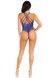 Боди Leg Avenue Thong teddy with strappy back Royal Blue One Size