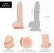 Фаллоимитатор на присоске ADDICTION Mark 7,5 Dildo With Balls Beige SO5583 фото 4