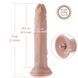 Фаллоимитатор для секс-машин Hismith 7.5 Flexible Silicone Dildo SO6203 фото 8