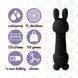 Мінівібратор FeelzToys Mister Bunny Black SO4438 фото 5