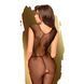 Бодістокінг з візерунком у вигляді крил та метелика Penthouse - Wild catch black S/L