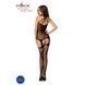 Бодістокінг Passion BS056 black, комбінезон, імітація панчох S/M/L
