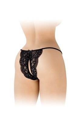 Сексуальні мереживні трусики з доступом Fashion Secret Cindy One Size чорні