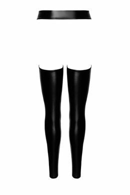 Легінси з відкритими стегнами Noir Handmade F323 Rebel wetlook chaps - S