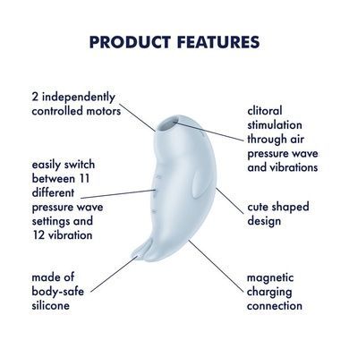 Вакуумный стимулятор Satisfyer Seal You Soon SX0564 фото