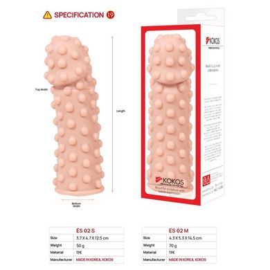 Насадка на член Kokos Extreme Sleeve ES.02 размер S SO1272 фото