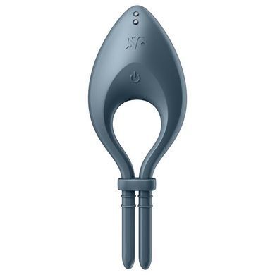 Ерекційне віброкільце Satisfyer Bullseye Dark Blue SO6121 фото