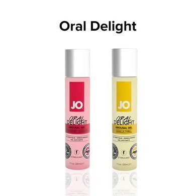 Оральний гель JO Oral Delight Полуниця 30 мл (холод-тепло) SO1496 фото