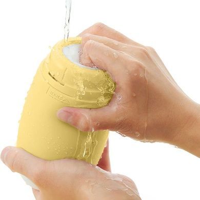 Мастурбатор TENGA PUFFY Custard Yellow SX1328 фото