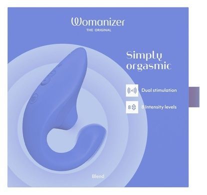 Вакуумный стимулятор Womanizer Blend Vibrant Blue SX2142 фото