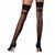 Чулки с узорным швом сзади Passion ST114 1/2 (20 den), nero
