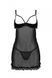 Эротический пеньюар Passion MARINA CHEMISE, L/XL, black
