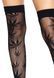 Панчохи з малюнком Leg Avenue 420 Net thigh highs Black