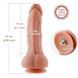 Фалоімітатор для секс-машин Hismith 8.3 2-layers Silicone Flesh Dildo SO6204 фото 7