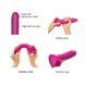 Фалоімітатор Strap-On-Me Sliding Skin Realistic Dildo Fuchsia S SO6254 фото 3
