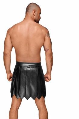 Мужская юбка гладиатора Noir Handmade H053 Eco leather men's gladiator skirt - M
