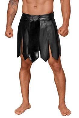 Мужская юбка гладиатора Noir Handmade H053 Eco leather men's gladiator skirt - M